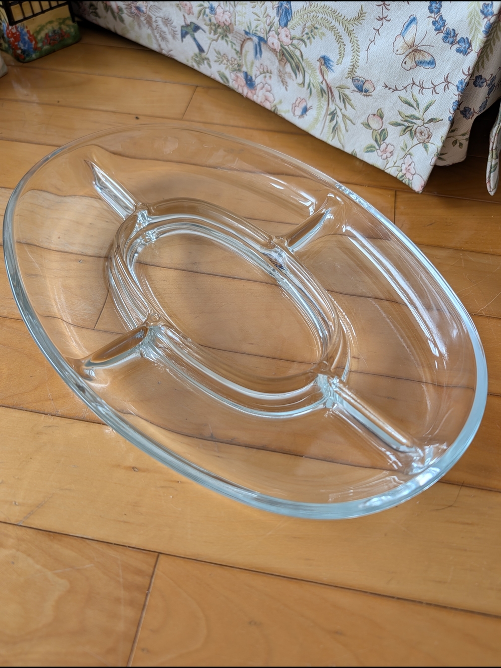 Vtg Abbott Divided Serving Platter